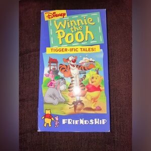 Disney Winnie The Pooh Tigger-ific Tales - Friendship VHS Tape